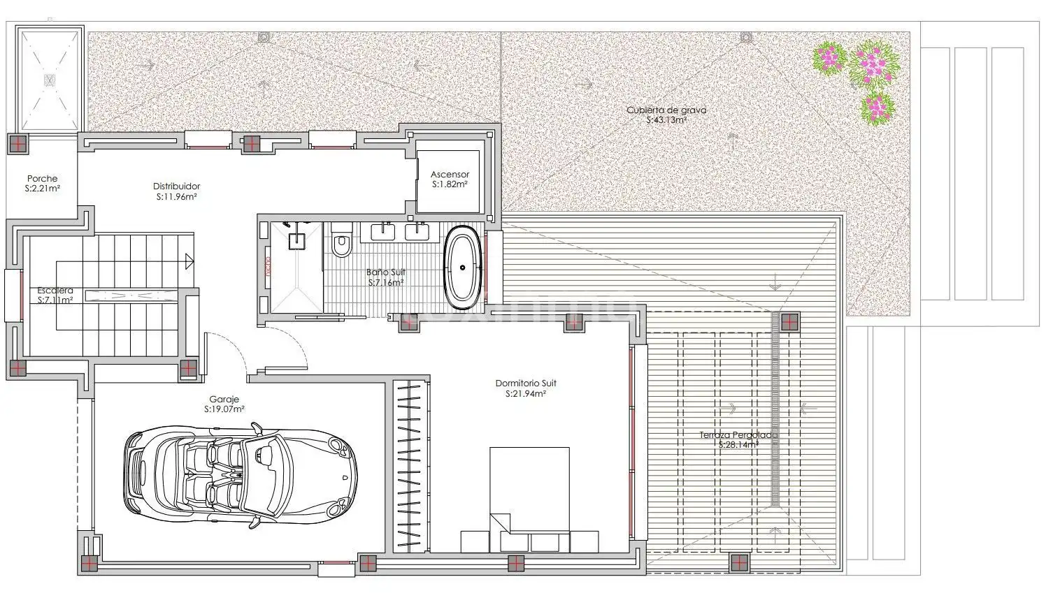 Villa mit Terrasse zum Verkauf in Gran Sol, imagen 43