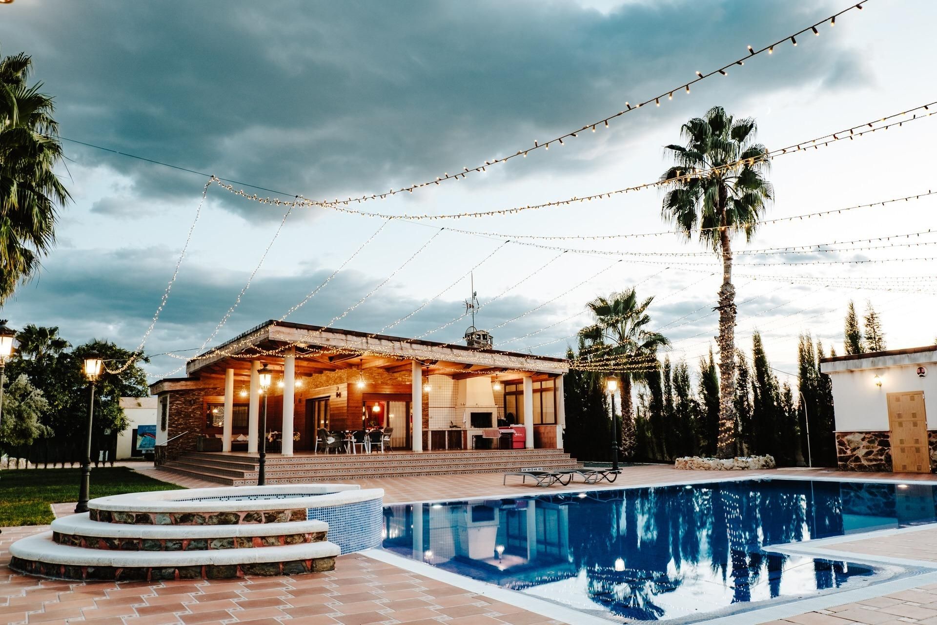 Piscina de Casa o xalet de lloguer en Catral amb Aire condicionat, Calefacció i Jardí privat