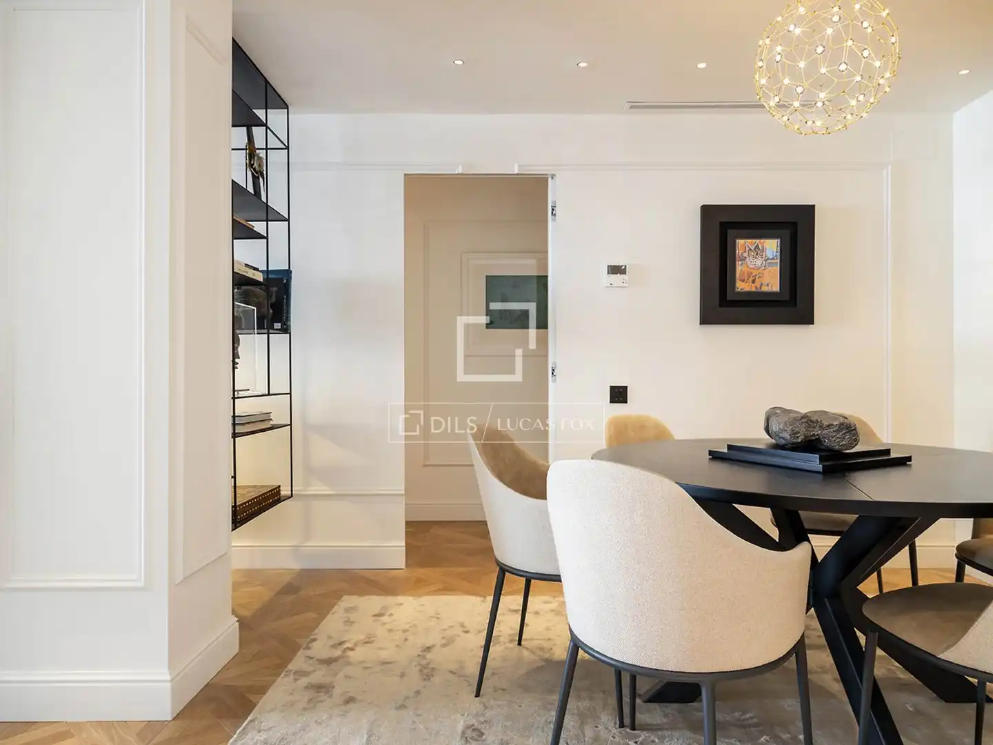 Dining room of Flat for sale in Barcelona  with Air Conditioner, Heating and Parquet flooring