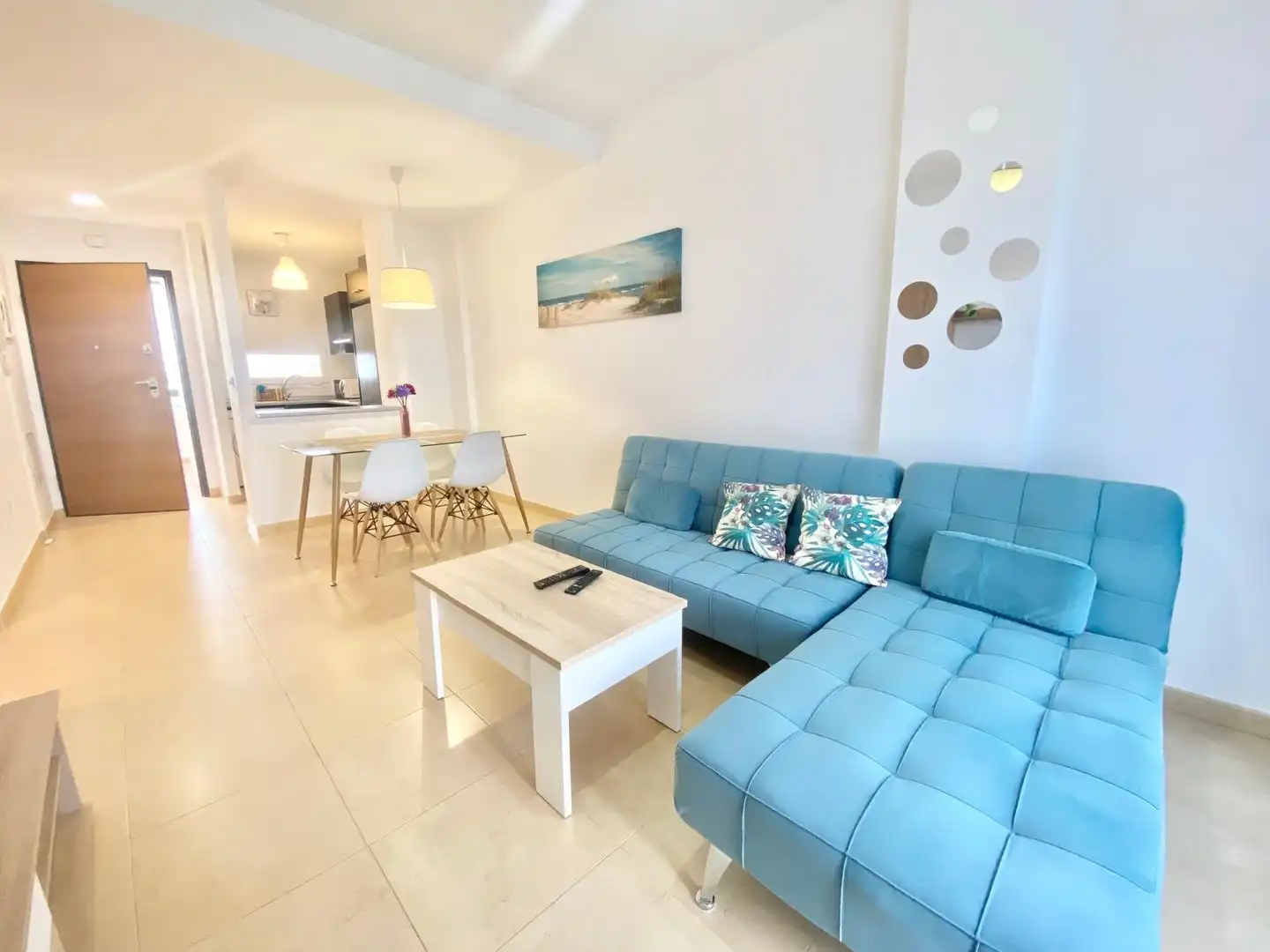 Sala de estar de Planta baja de alquiler en Torre-Pacheco con Aire acondicionado, Calefacción y Jardín privado