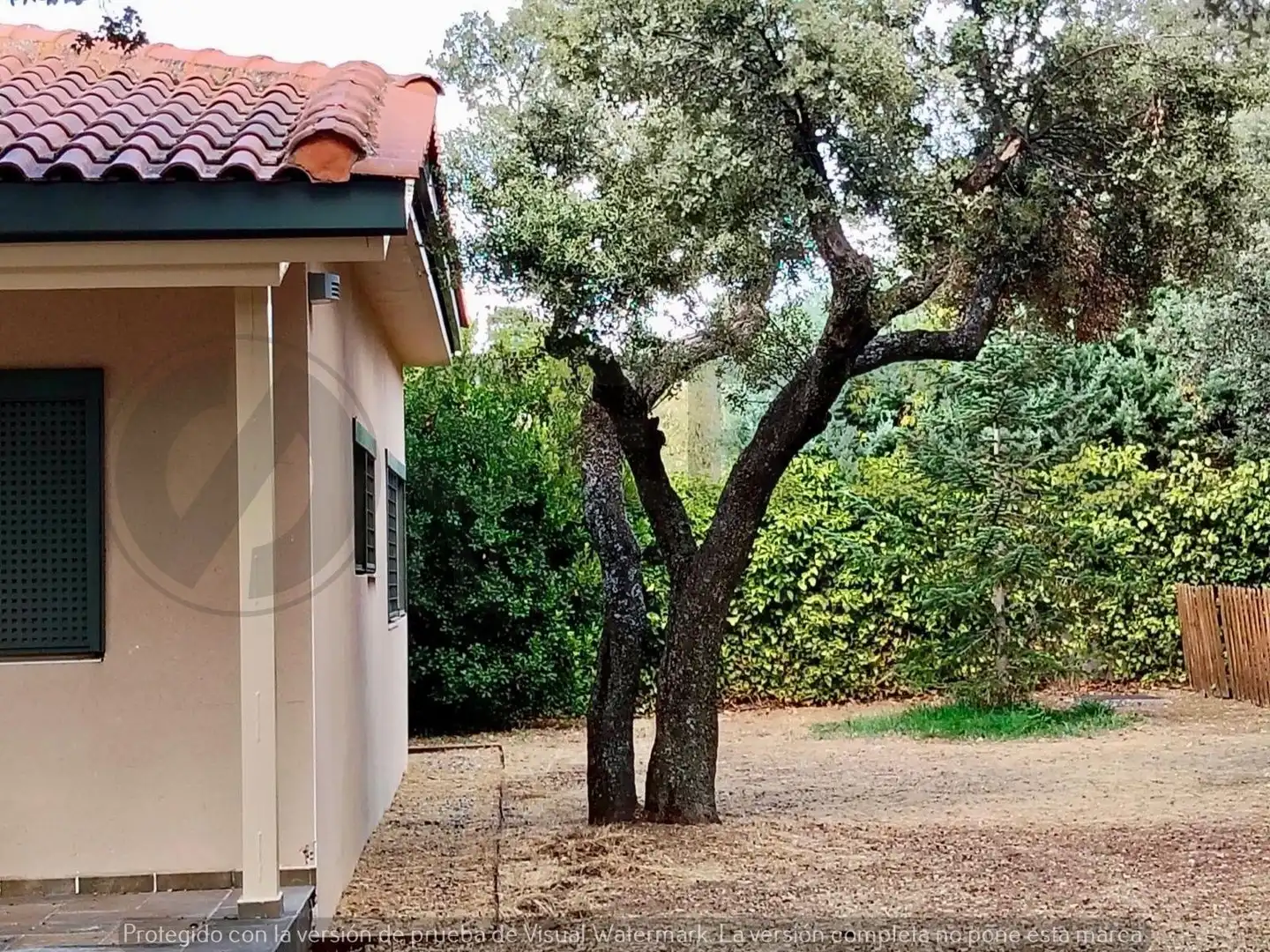 Vista exterior de Casa o xalet en venda en Navas de Riofrío amb Calefacció, Jardí privat i Traster
