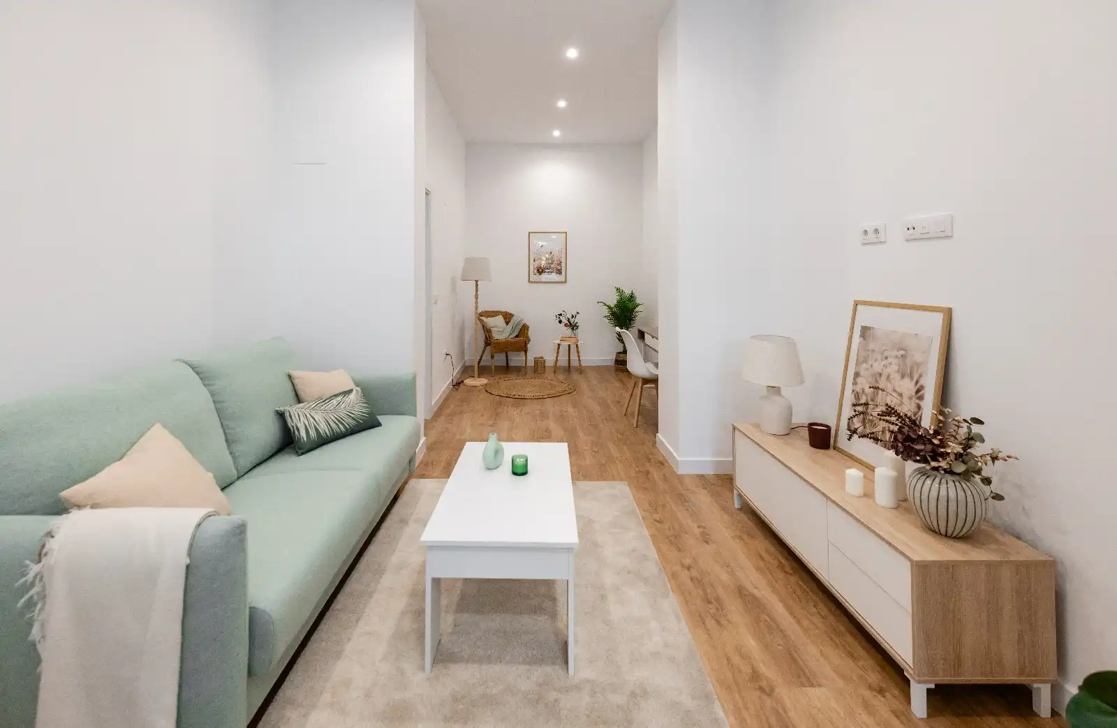 Sala de estar de Planta baja en venta en Alcalá de Henares con Calefacción, Amueblado y Horno