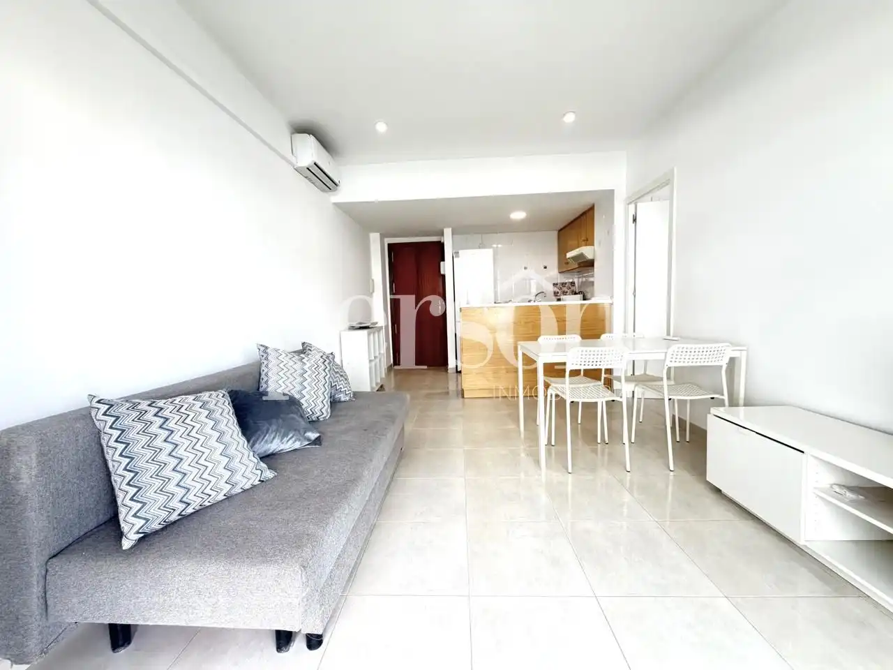 Sala de estar de Piso de alquiler en Gandia con Aire acondicionado, Calefacción y Terraza