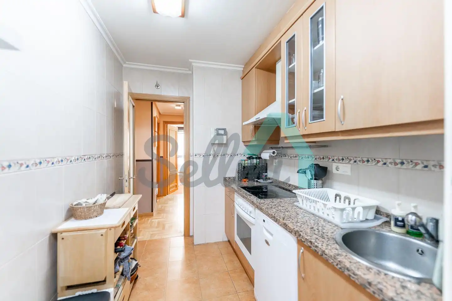 Cocina de Piso en venta en Oviedo  con Calefacción, Parquet y Trastero