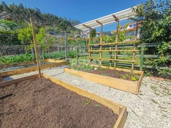 Jardí de Casa o xalet en venda en O Rosal   amb Calefacció, Jardí privat i Terrassa