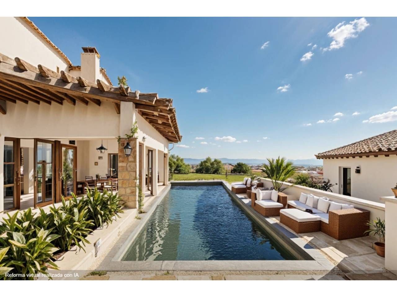 Terrassa de Casa o xalet en venda en Els Pallaresos amb Jardí privat, Terrassa i Piscina