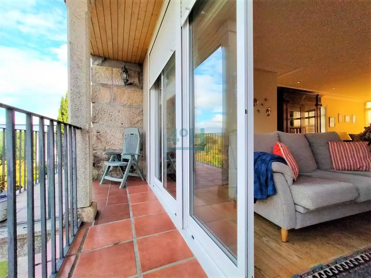 Terraza de Casa o chalet en venta en Amoeiro con Calefacción, Jardín privado y Terraza