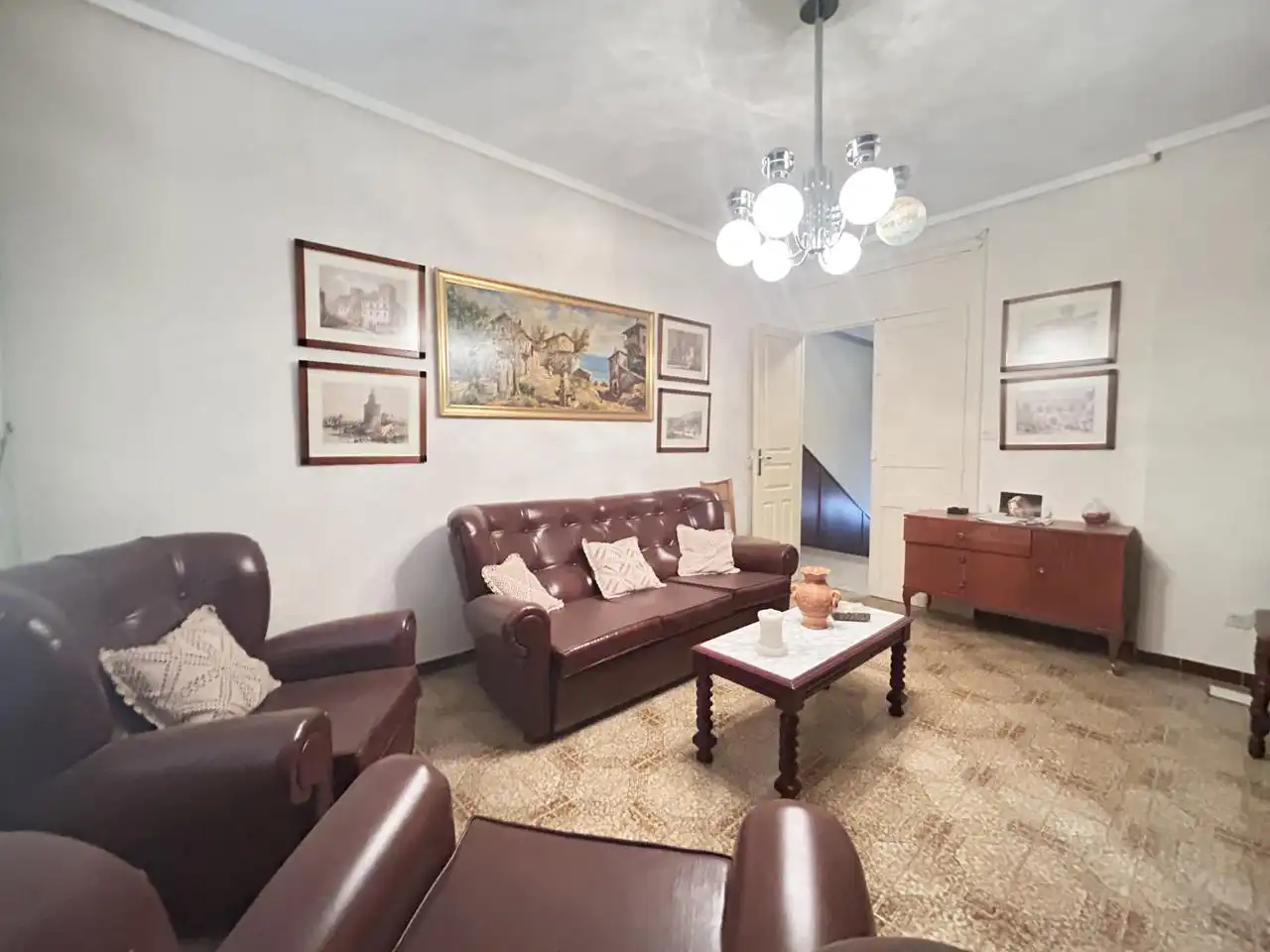 Sala d'estar de Casa o xalet en venda en Ribaforada amb Calefacció i Traster