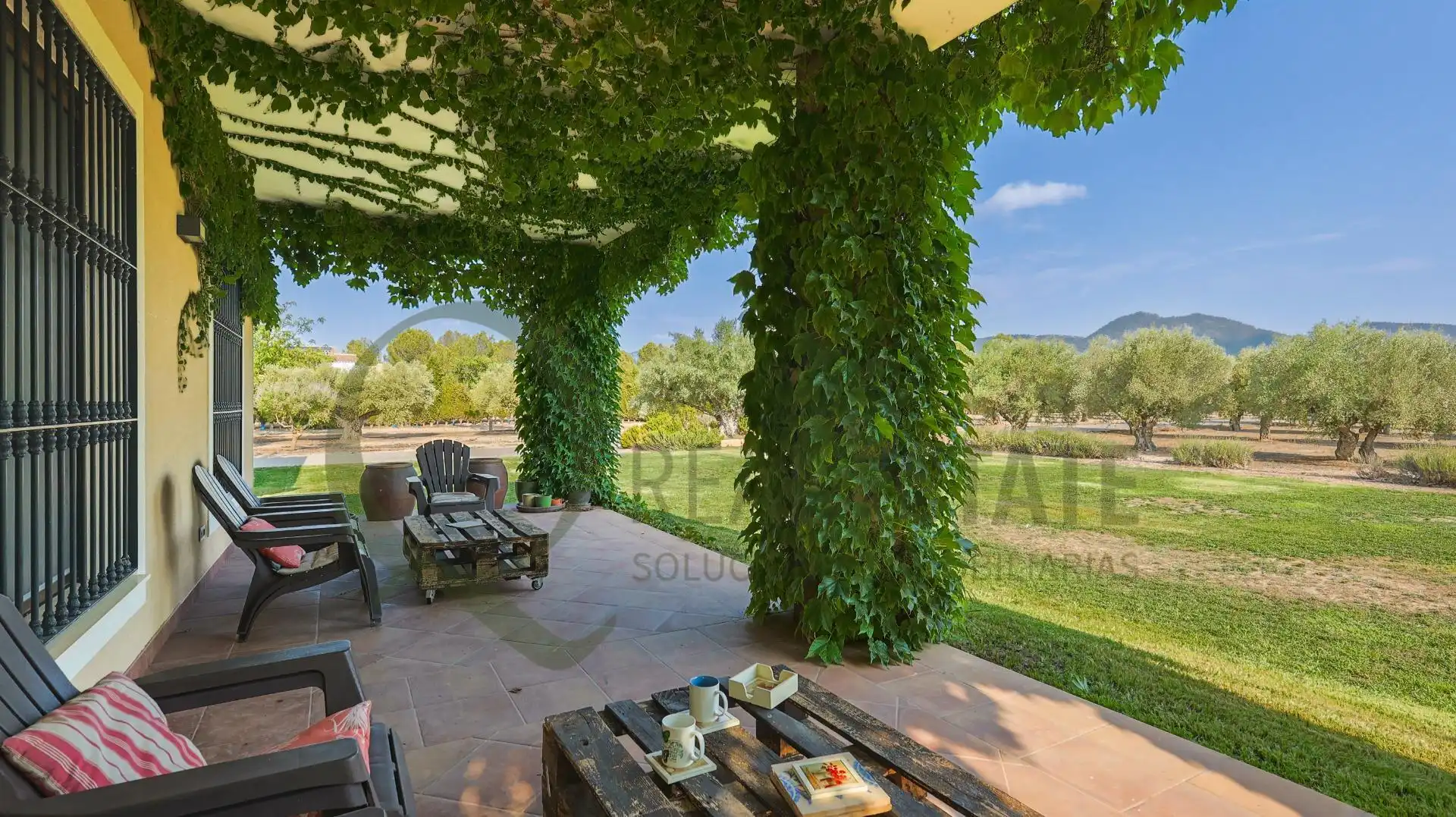 Terraza de Casa o chalet en venta en Beneixama con Aire acondicionado, Jardín privado y Trastero