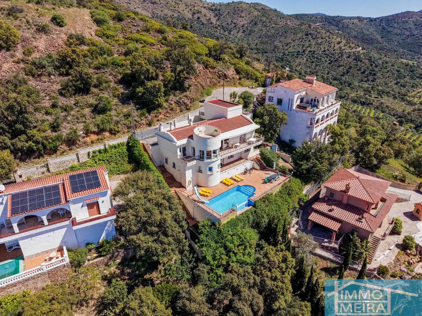 Exterior view of Houses for sale in Roses  with Air Conditioner, Heating and Private garden