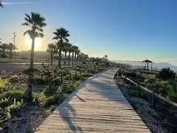 Vista exterior de Piso en venta en Almería con Jardín privado y Terraza