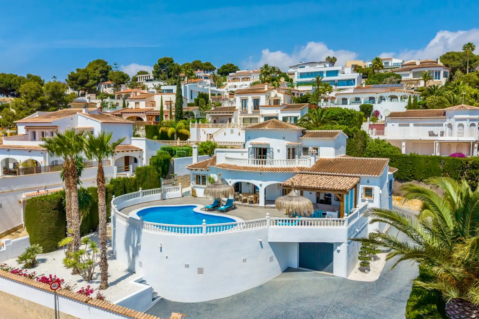 Außenansicht von Haus oder Chalet zum Verkauf in Moraira