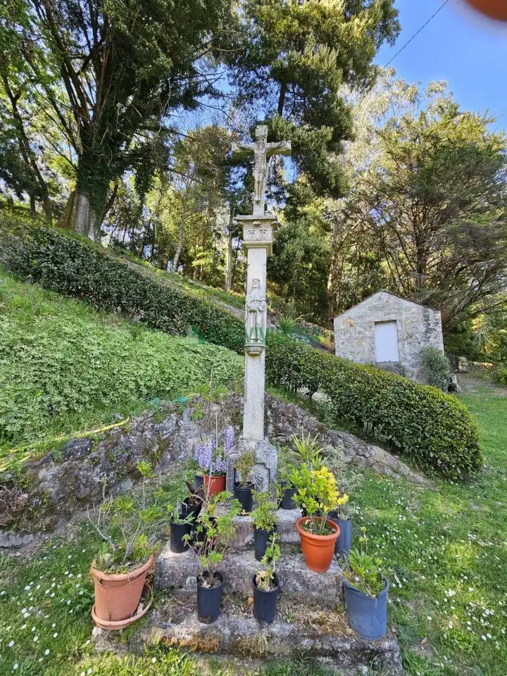 Jardín de Finca rústica en venta en A Cañiza   con Calefacción, Jardín privado y Terraza