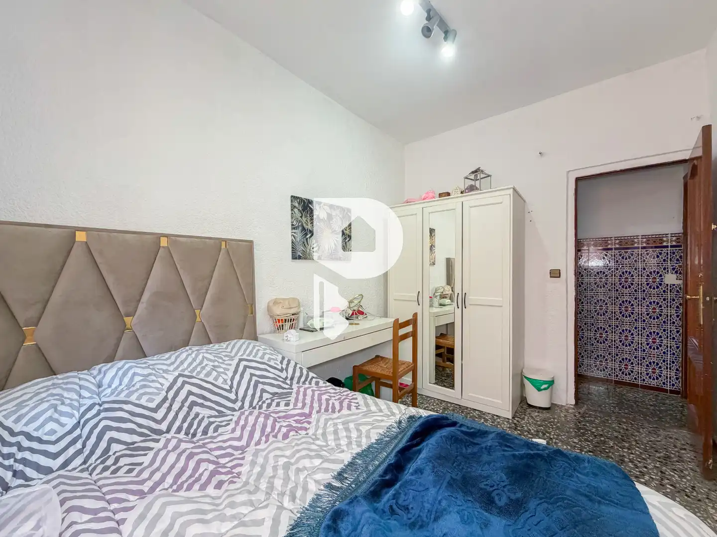 Schlafzimmer von Haus oder Chalet zum Verkauf in Sant Vicenç Dels Horts mit Terrasse, Abstellraum und Fernseher