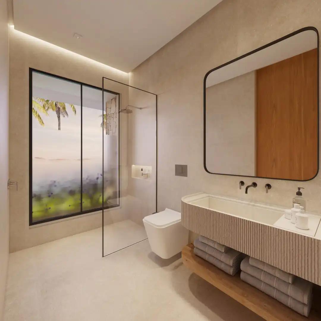 Baño de Casa o chalet en venta en Jávea / Xàbia con Aire acondicionado, Calefacción y Jardín privado