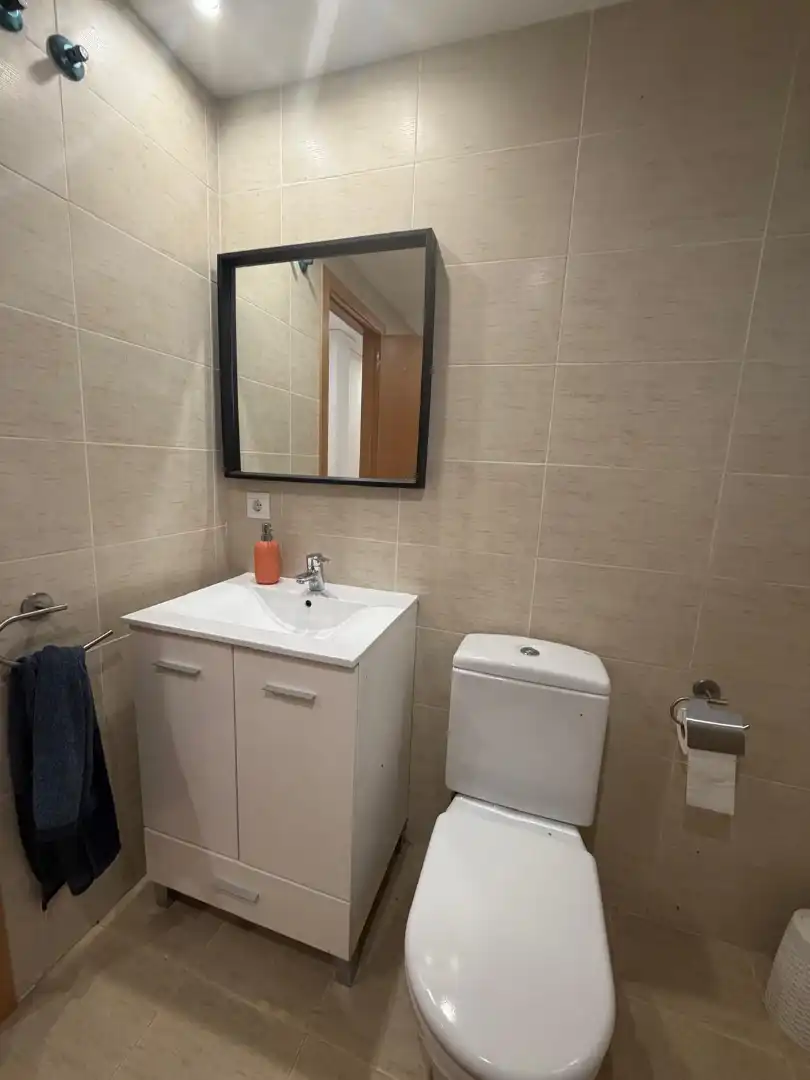 Badezimmer von Wohnung zur Miete in Moncofa mit Klimaanlage, Möbliert und Ofen