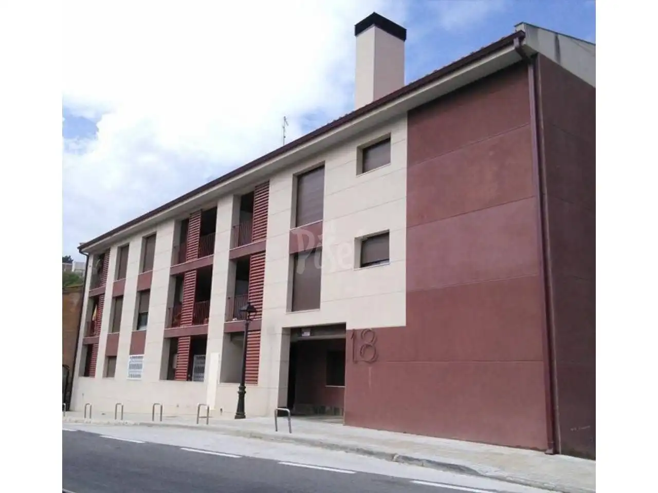 Vista exterior de Piso en venta en La Riba