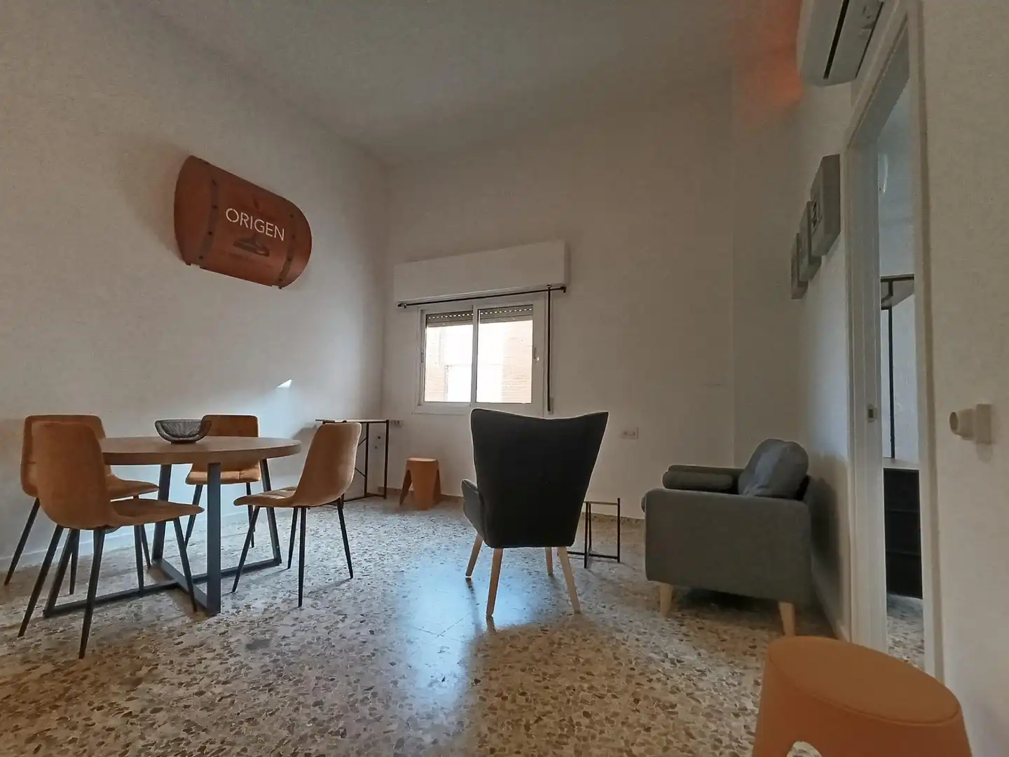 Sala de estar de Piso de alquiler en Murcia con Aire acondicionado y Amueblado