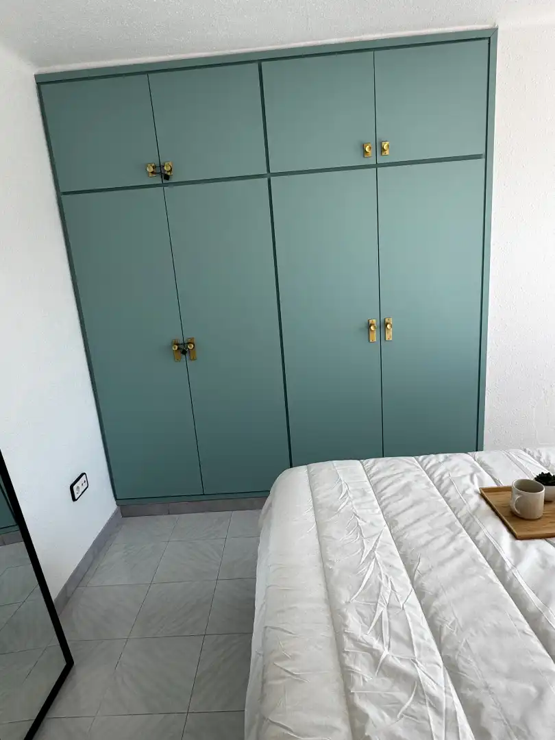 Habitación de Apartamento de alquiler en Salou con Aire acondicionado, Terraza y Amueblado