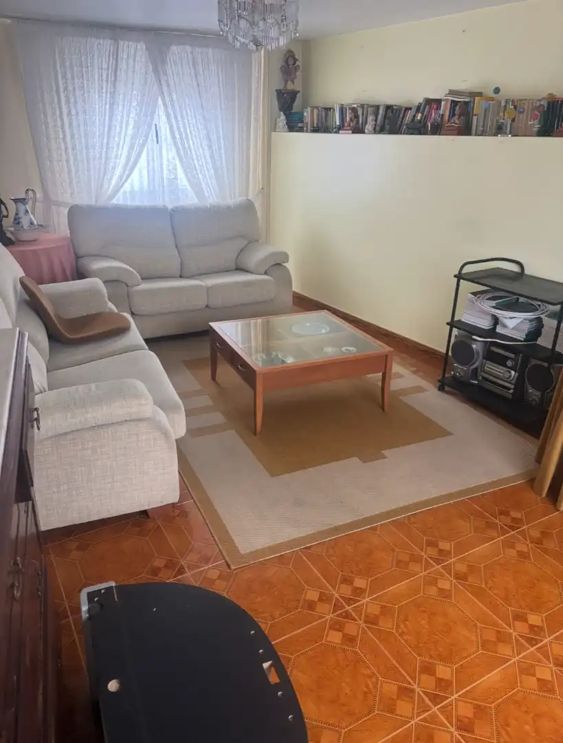 Living room of Houses for sale in Santiago de Compostela   with Heating, Private garden and Terrace