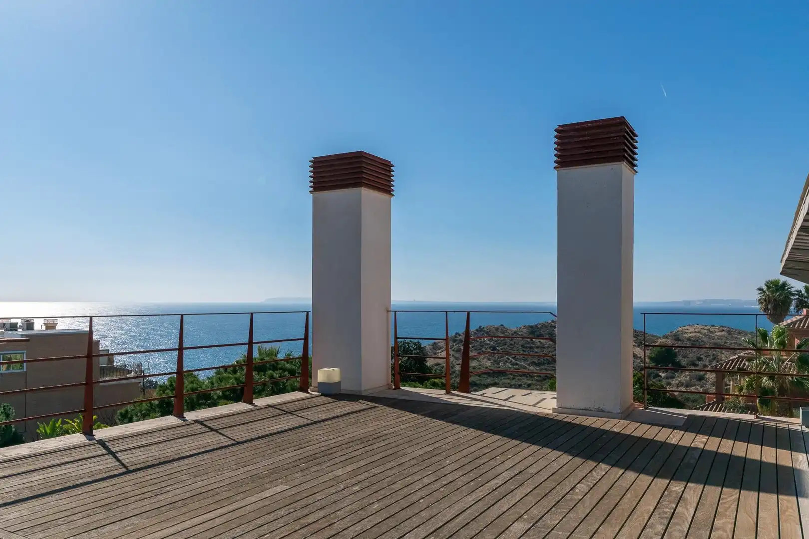 Terraza de Casa o chalet en venta en Alicante / Alacant con Aire acondicionado, Calefacción y Jardín privado