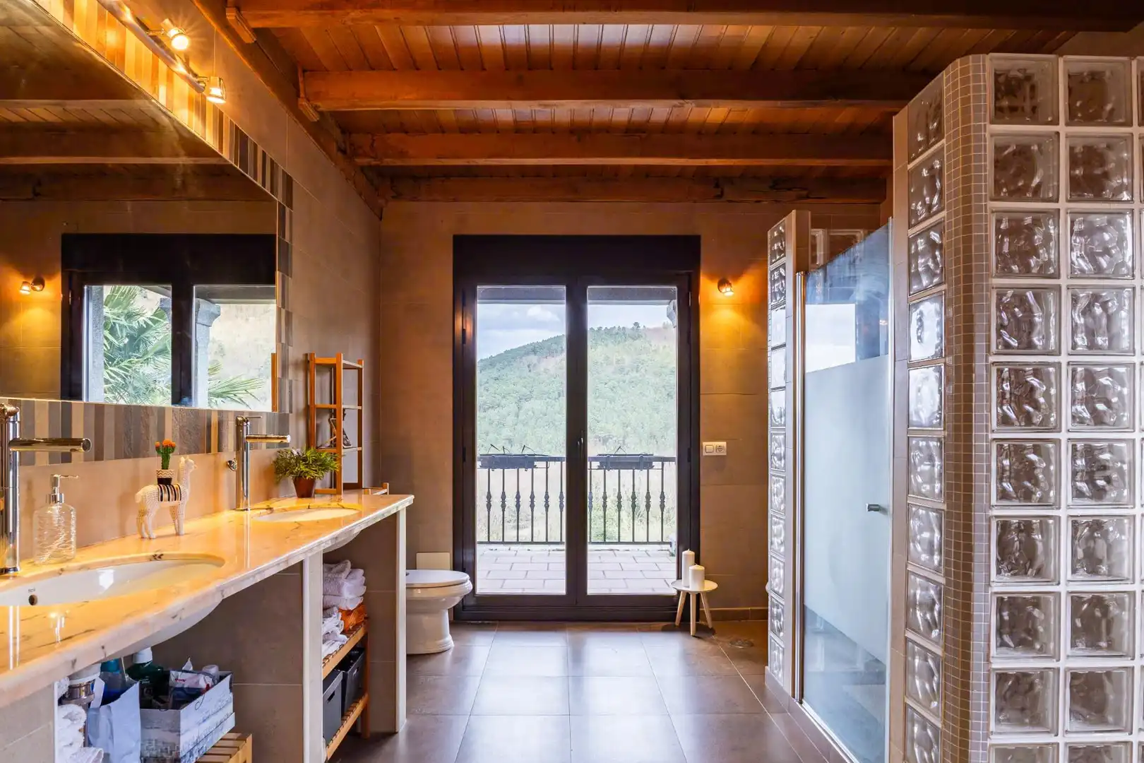 Baño de Casa o chalet en venta en Padrenda con Calefacción, Jardín privado y Terraza