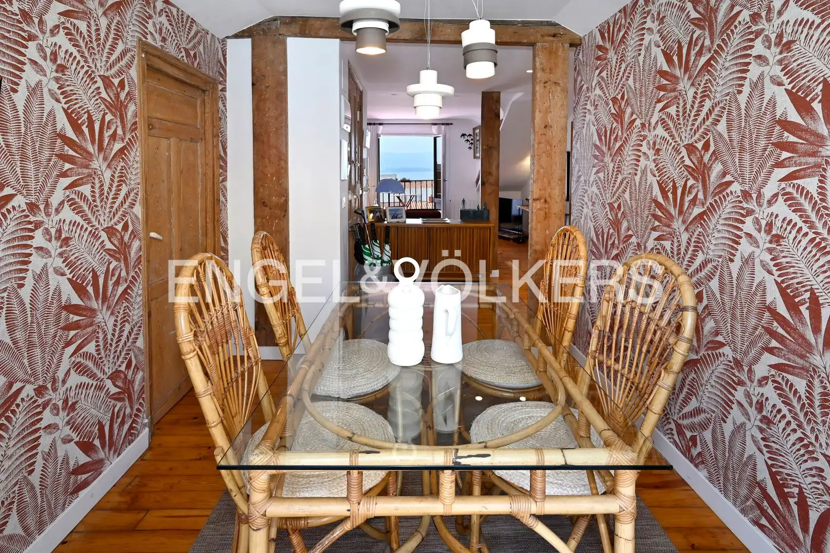 Dining room of Attic for sale in Santander  with Heating, Furnished and Balcony