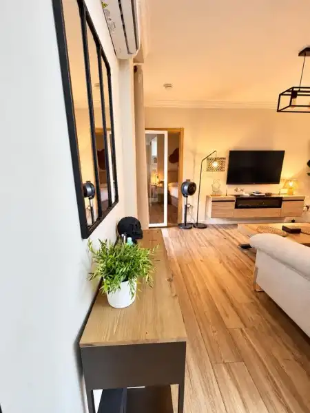 Sala de estar de Piso en venta en Torremolinos con Aire acondicionado, Terraza y Lavadora