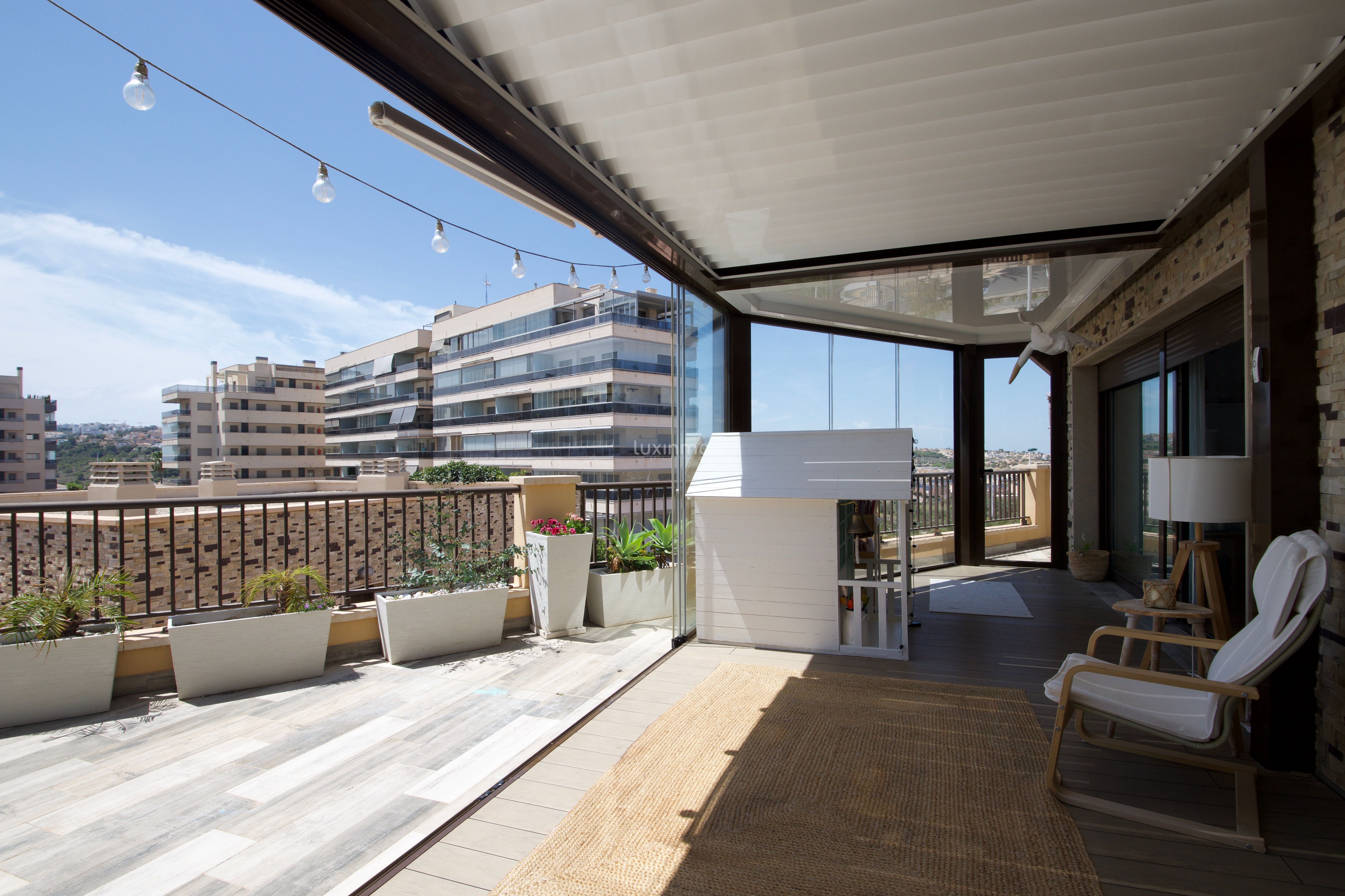 Terrace of Single-family semi-detached for sale in Elche / Elx  with Air Conditioner, Heating and Private garden