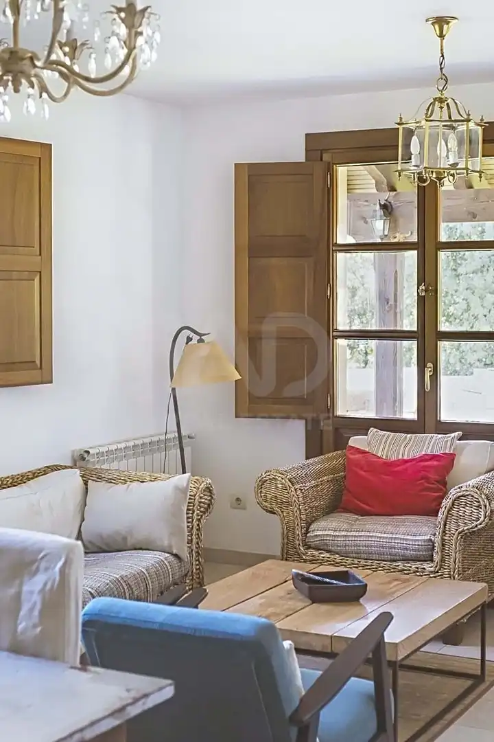 Sala d'estar de Finca rústica en venda en Llanes amb Aire condicionat i Calefacció