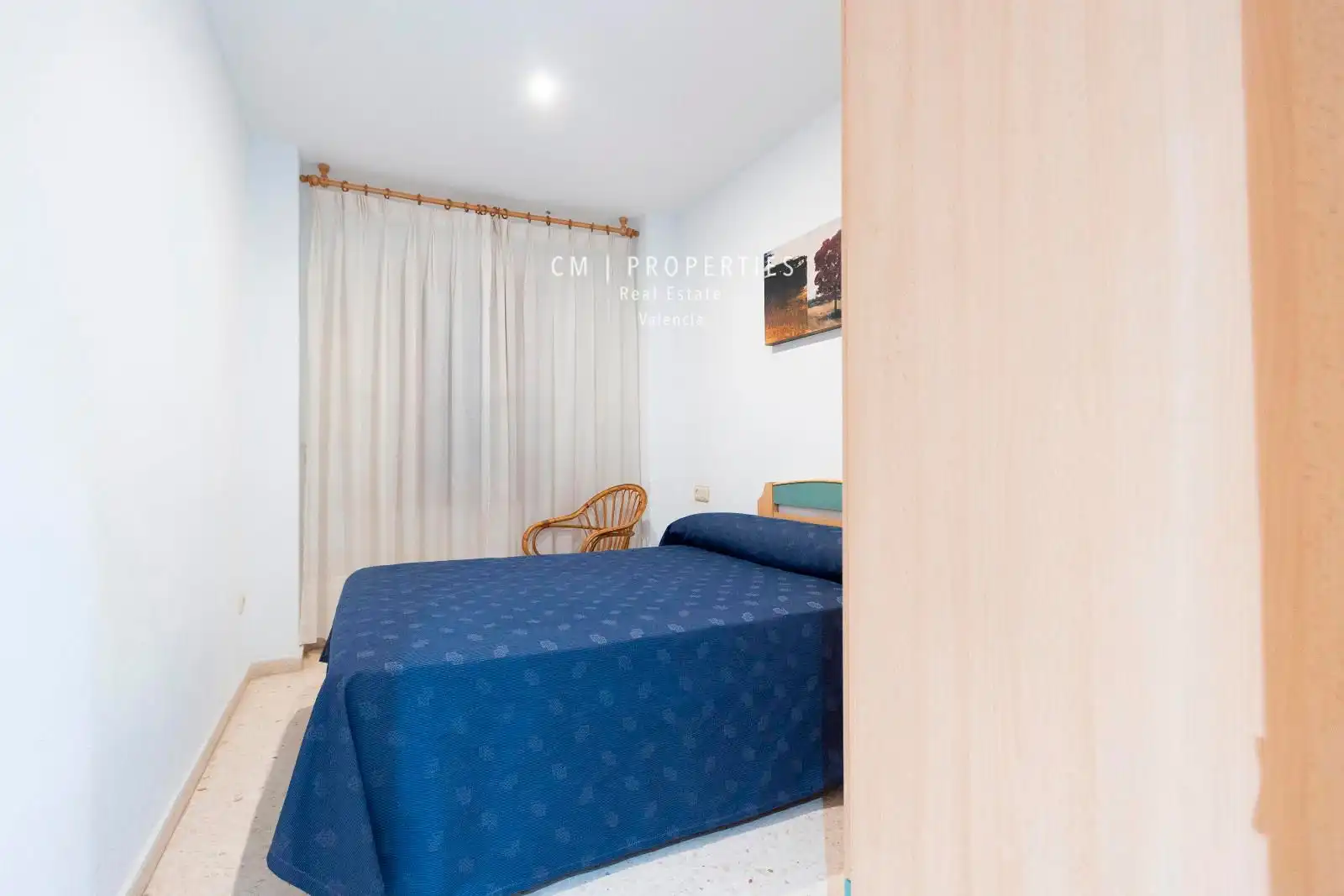 Bedroom of Flat for rent in Alboraya  with Air Conditioner, Heating and Terrace