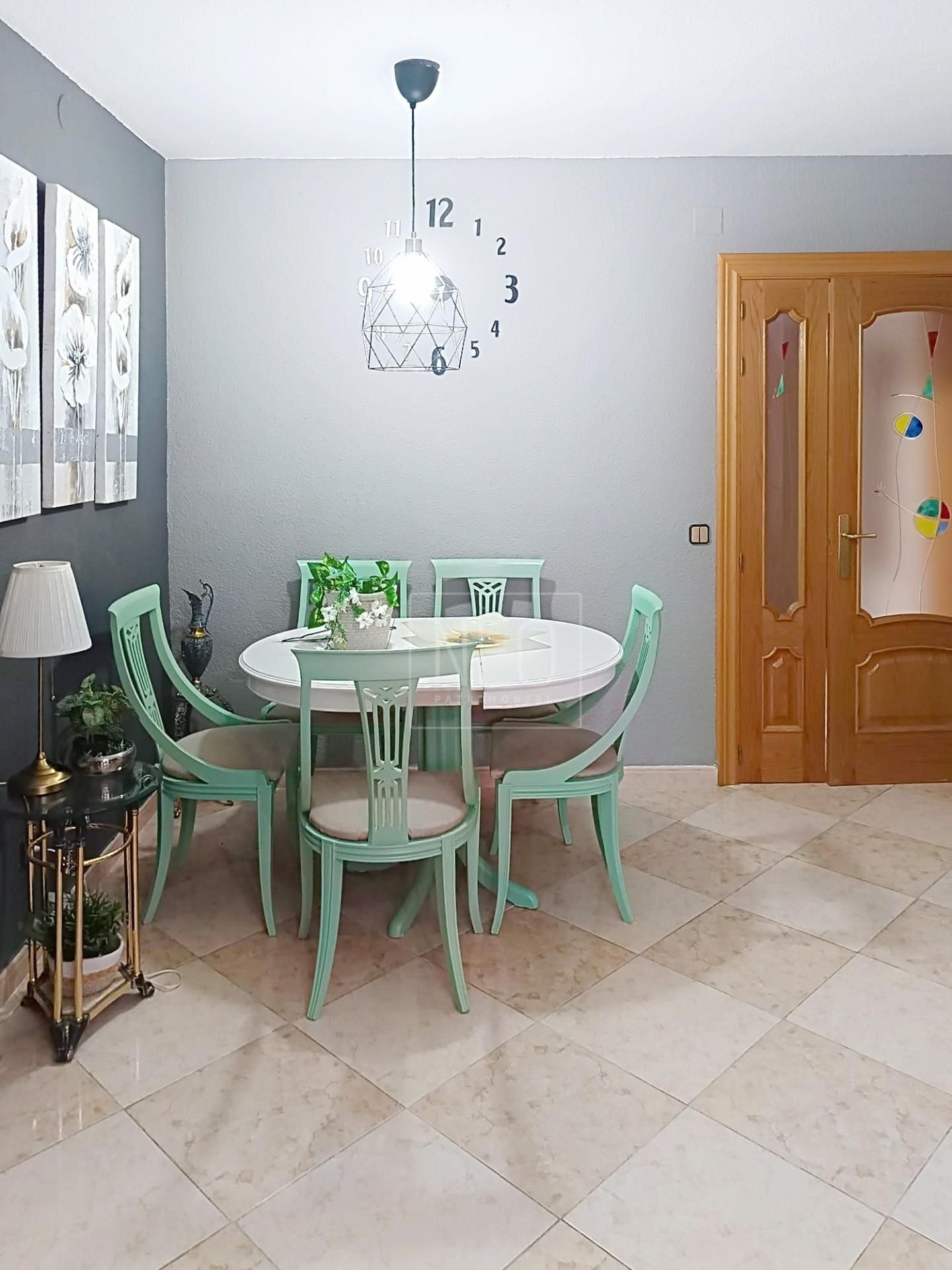 Dining room of Flat for sale in Móstoles  with Heating, Private garden and Terrace