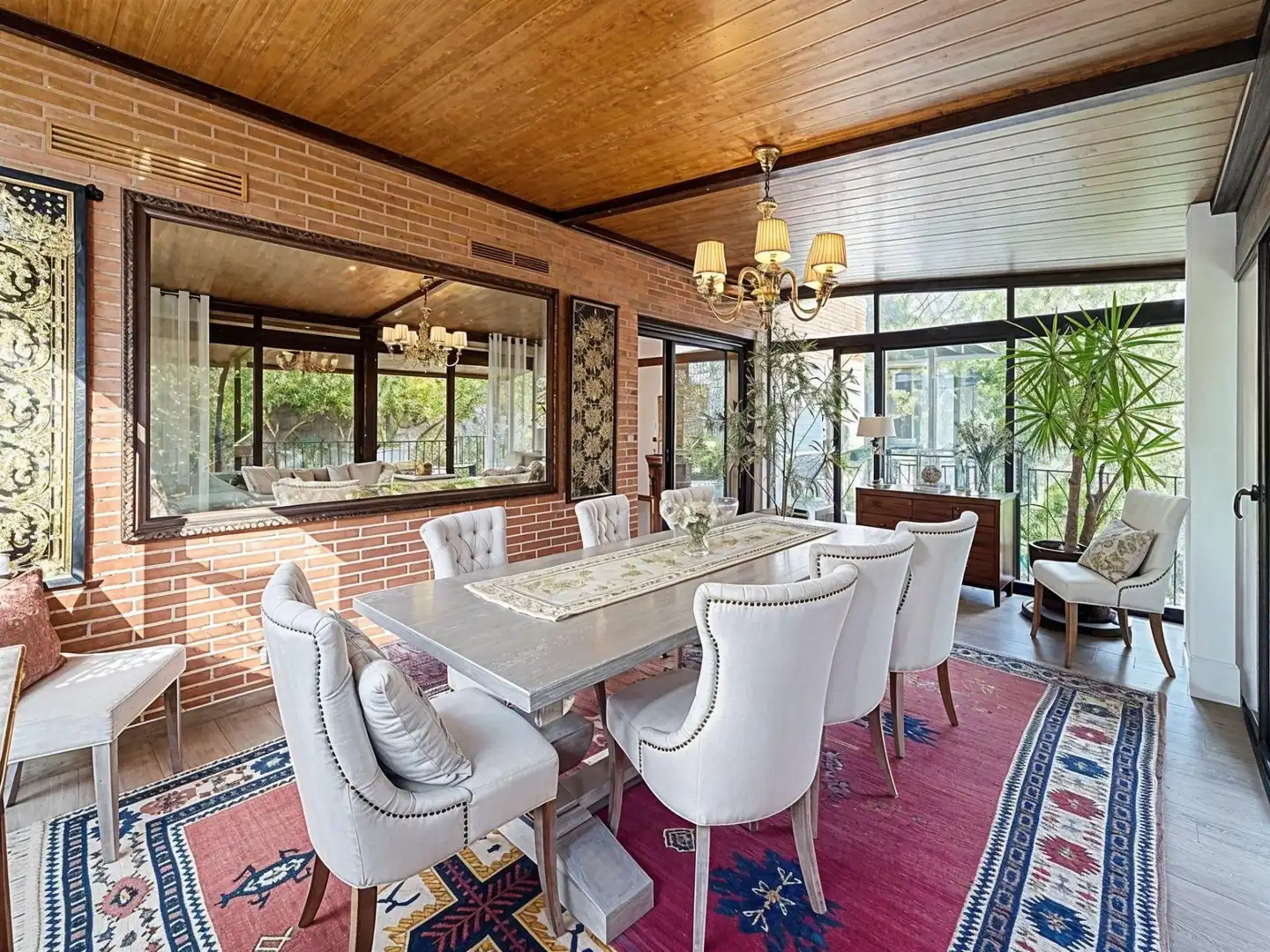Comedor de Casa adosada de alquiler en Godella con Aire acondicionado, Calefacción y Jardín privado