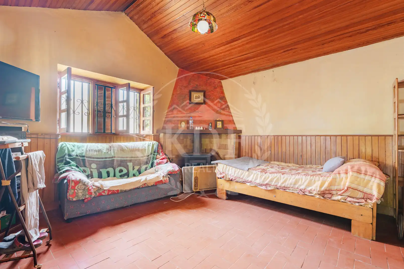 Sala de estar de Casa o chalet en venta en La Matanza de Acentejo con Jardín privado, Terraza y Piscina