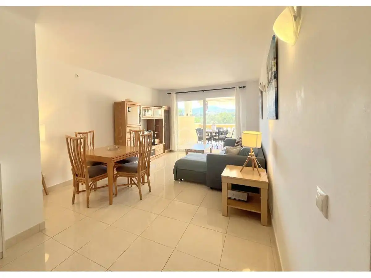 Wohnzimmer von Wohnungen zum Verkauf in Son Servera mit Privatgarten, Terrasse und Schwimmbad