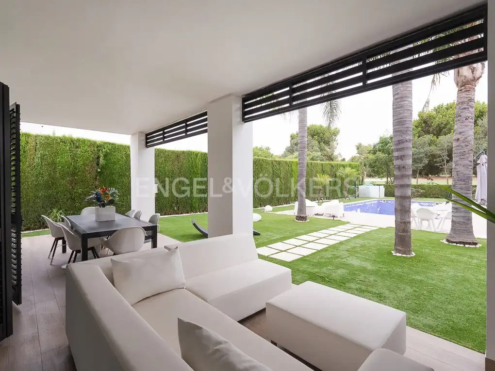 Terrace of Houses for rent in Bétera  with Air Conditioner, Heating and Private garden