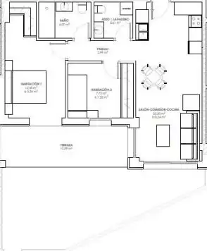 Piso con terraza en venta en Carrer Cala Puntal X, imagen 4