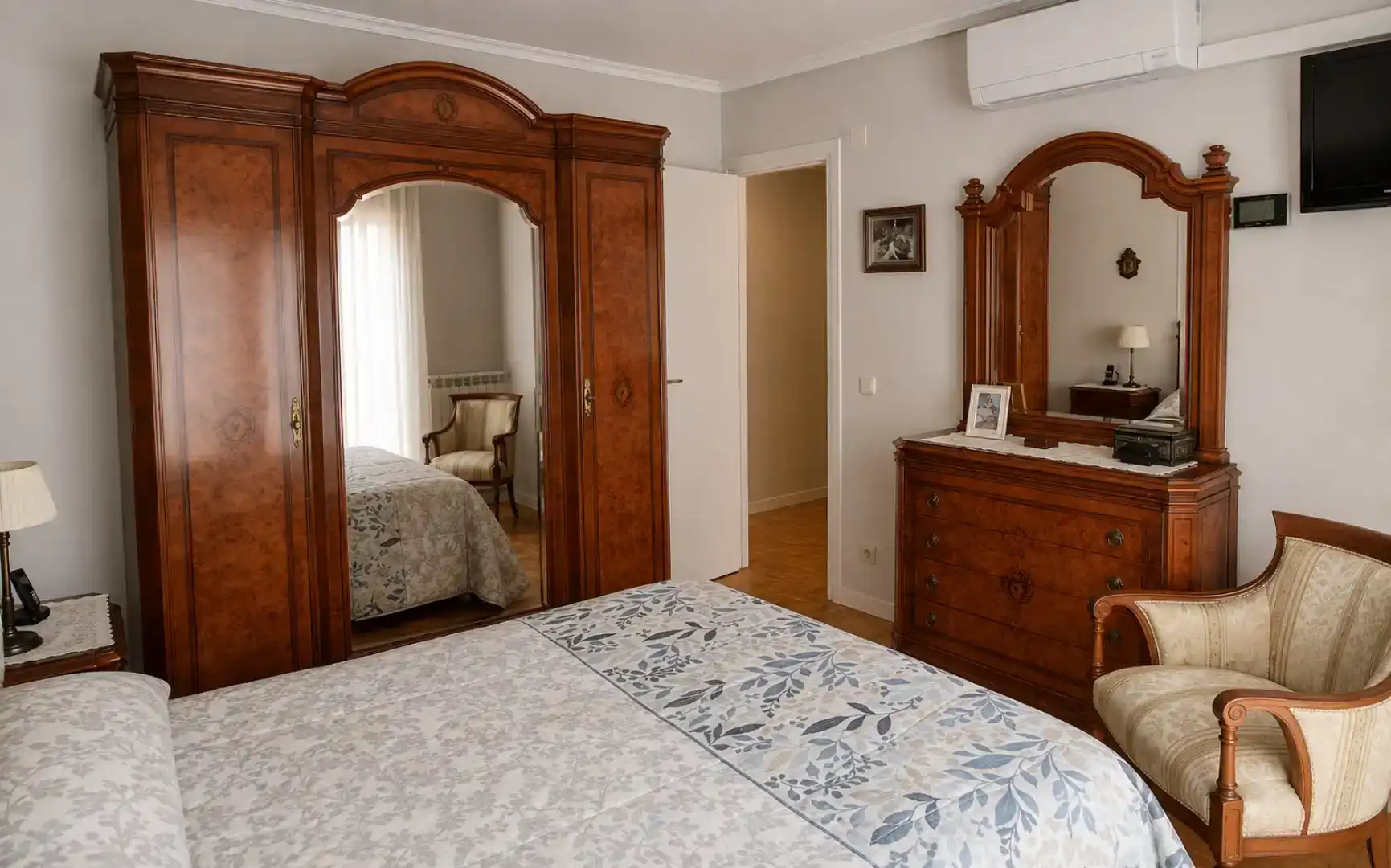 Dormitori de Pis en venda en Tudela amb Aire condicionat, Jardí privat i Parquet