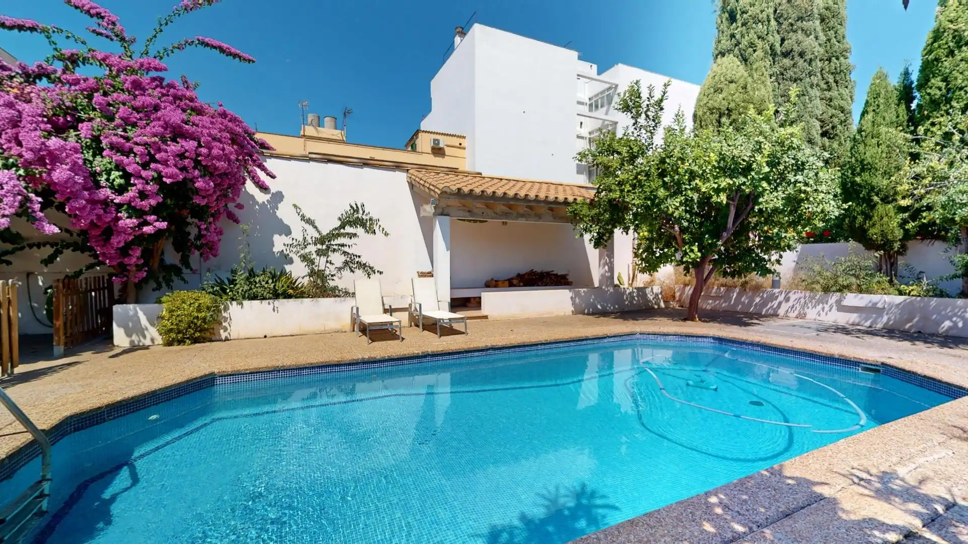 Piscina de Casa o xalet en venda en  Palma de Mallorca amb Aire condicionat, Jardí privat i Terrassa