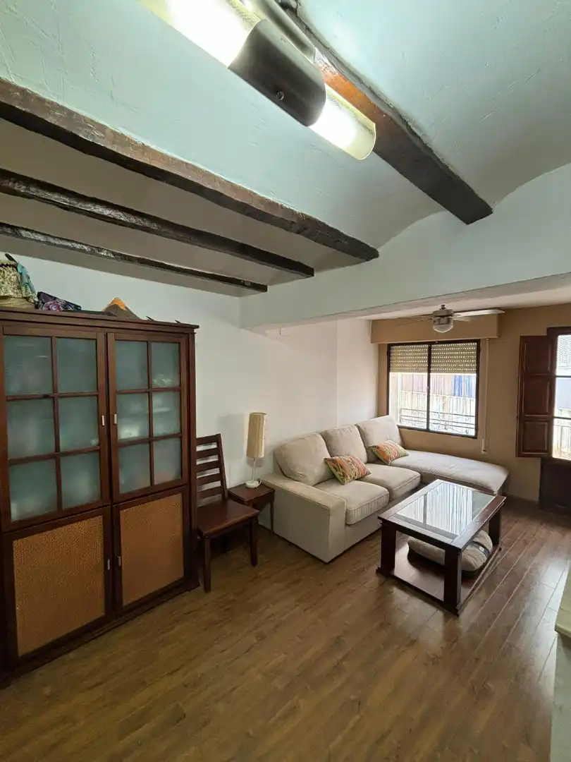 Sala de estar de Casa o chalet en venta en Ayódar con Parquet, Terraza y Trastero