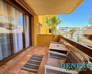 Balcony of Flat for sale in Torrevieja  with Air Conditioner, Heating and Furnished