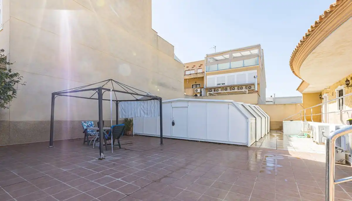 Terraza de Casa o chalet en venta en Alguazas con Aire acondicionado, Calefacción y Jardín privado