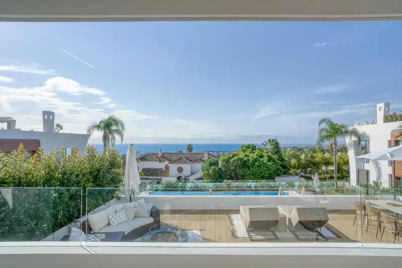 Terrassa de Apartament en venda en Marbella amb Aire condicionat, Calefacció i Jardí privat