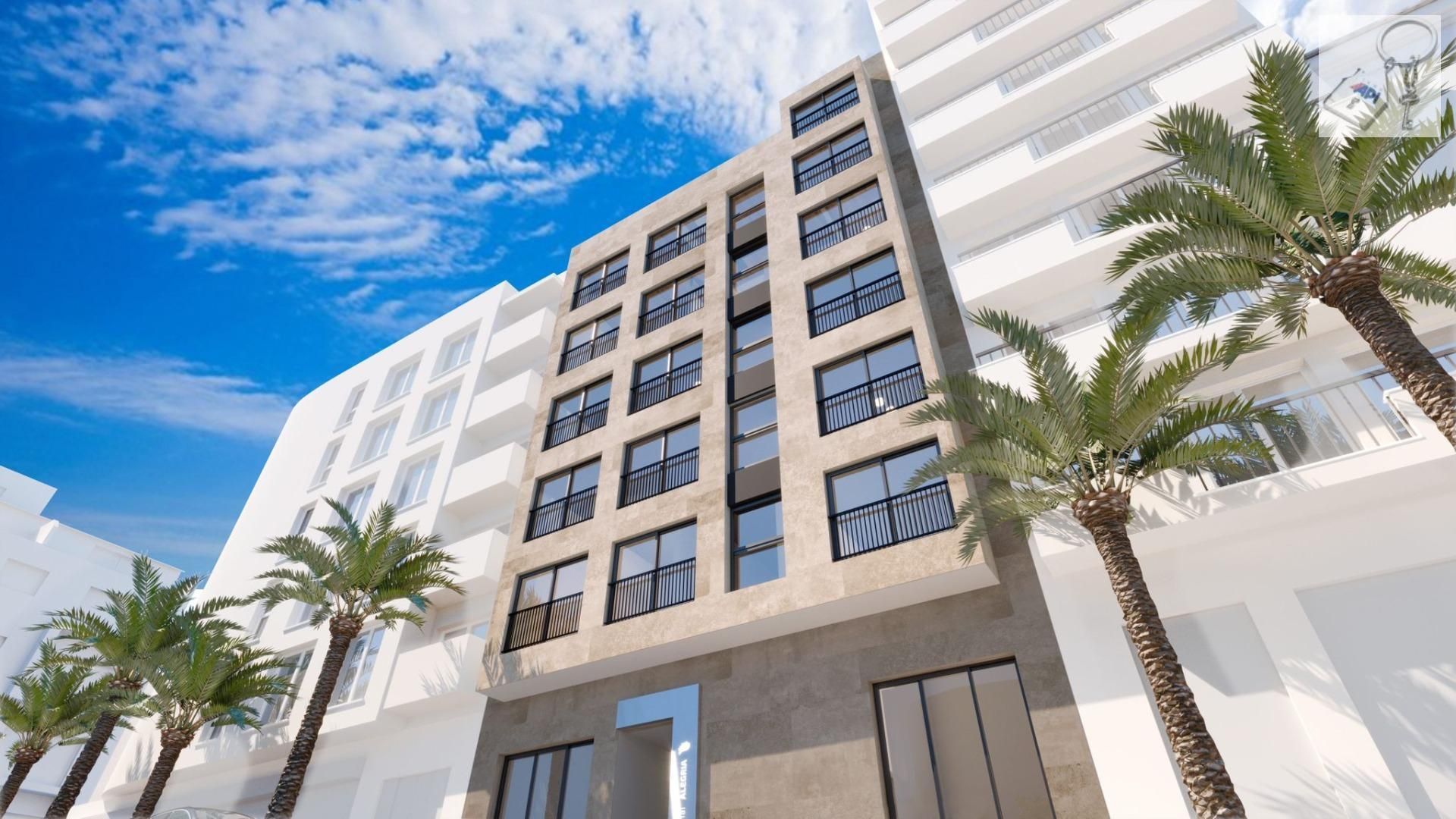 Exterior view of Flat for sale in Alicante / Alacant  with Swimming Pool