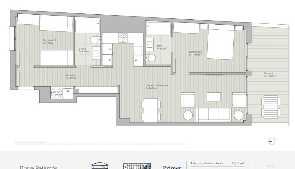 Foto 1 de Pis en venda a Carrer Mossèn Jacint Verdaguer, 44, Centre, Girona