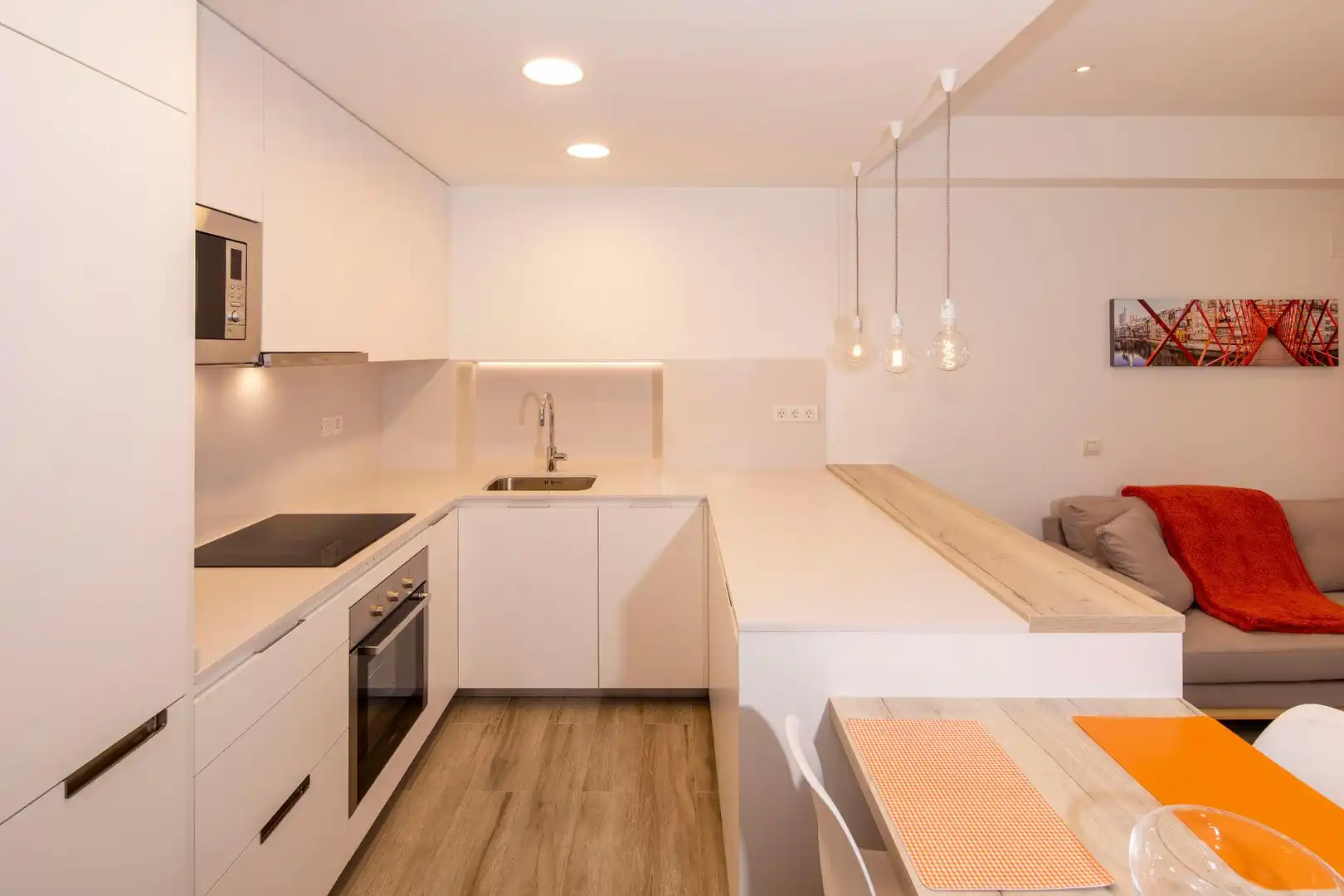 Cocina de Piso en venta en Girona con Aire acondicionado, Amueblado y Balcón