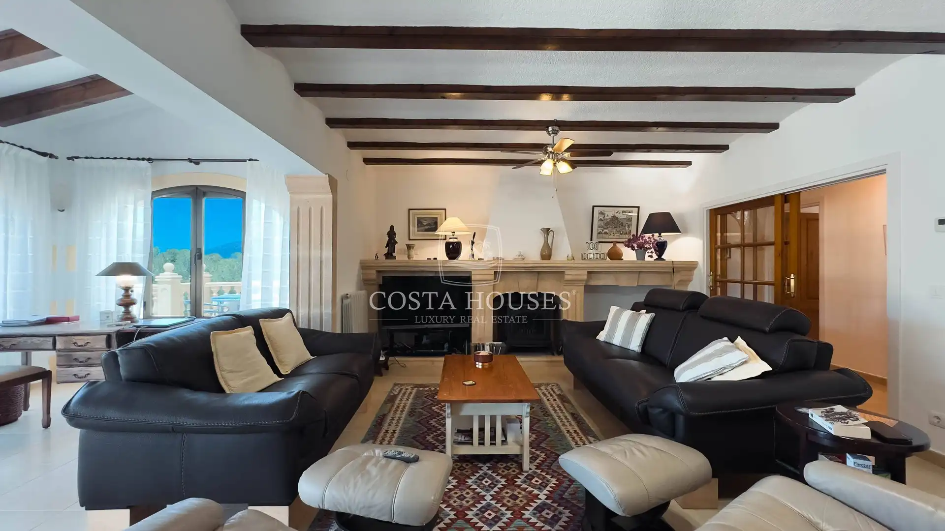 Living room of Houses for sale in Jávea / Xàbia  with Air Conditioner, Private garden and Terrace