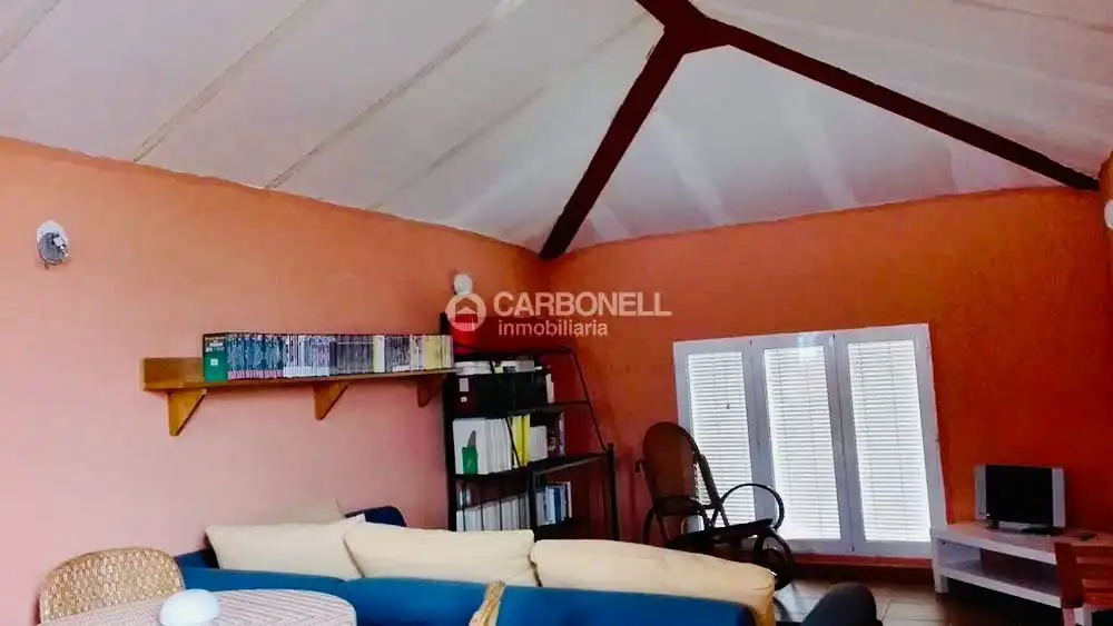 Sala d'estar de Casa o xalet en venda en Cocentaina amb Aire condicionat, Jardí privat i Terrassa