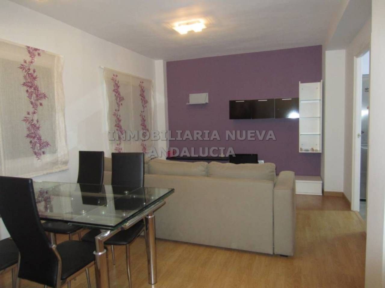 Sala d'estar de Pis de lloguer en  Almería Capital amb Aire condicionat, Calefacció i Moblat