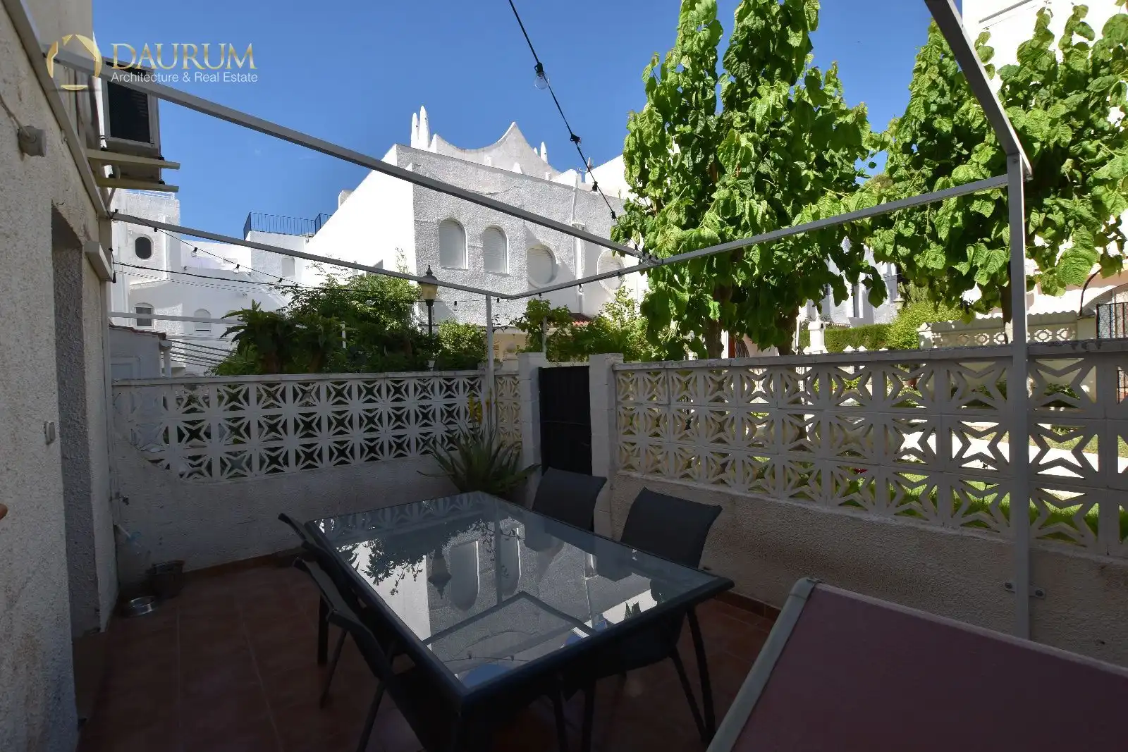 Terrace of Detached homes for sale in El Campello  with Air Conditioner, Terrace and Swimming Pool